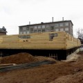 В Череповце продолжаются работы по воссозданию исторического объекта  на улице Коммунистов